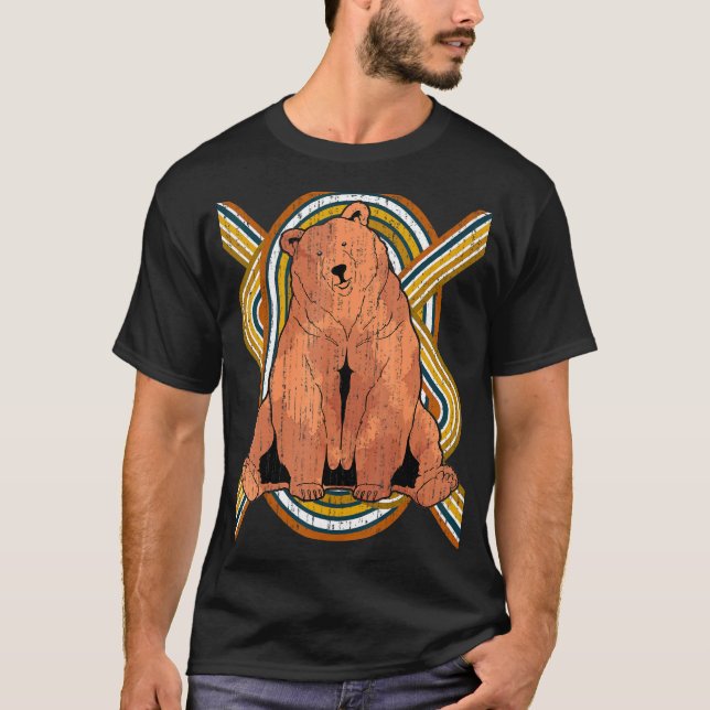 Camiseta Grizzly Bear Lover Forest Nature Animal Wildlife B (Anverso)