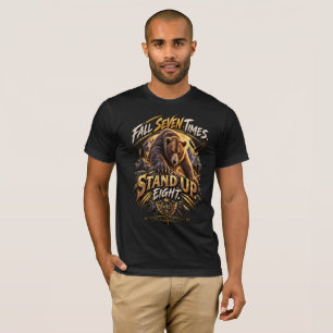 Camiseta Grizzly Bear Resilience Motivational