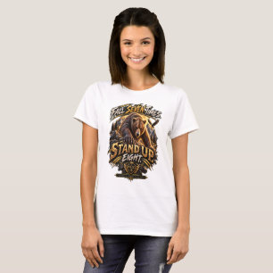 Camiseta Grizzly Bear Resilience Motivational