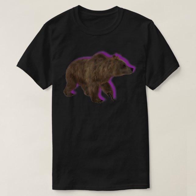 Camiseta Grizzly Bear Walking (Diseño del anverso)