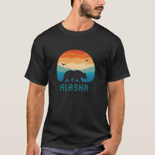 Camiseta Grizzly Bears Vintage Alaskan Brown Bear