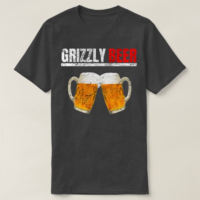 Camiseta Grizzly Beer (Diseño del anverso)