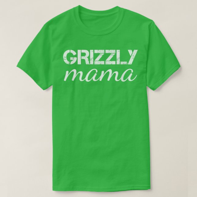 Camiseta Grizzly Mama Bear 999 (Diseño del anverso)