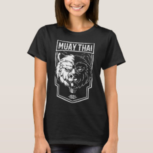 Camiseta Grizzly Muay Thai - Regalo de Boxeo Tailandés y Ki