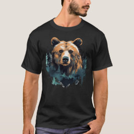 Camiseta Grizzly Wildlife Animal Nature Forest Classic