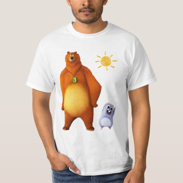 Camiseta Grizzy y el clásico de los juguetes lemmings (Anverso)