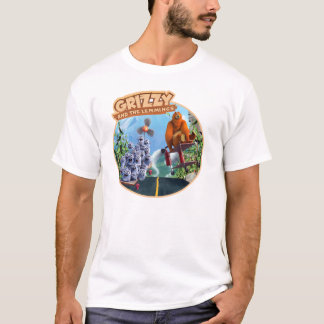 Camiseta grizzy y lemmings