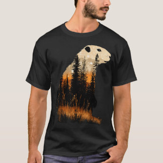Camiseta Grlands, Bordes de bosque Marmota