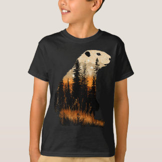 Camiseta Grlands, Bordes de Bosque Marmota