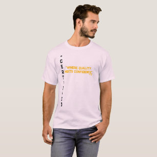 CAMISETA GRN GOLDLTS BCKGRD CERTIFICADO MOTTO BLK