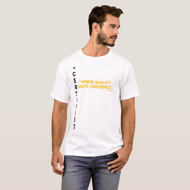 CAMISETA GRN GOLDLTS BCKGRD CERTIFICADO MOTTO BLK (Anverso completo)