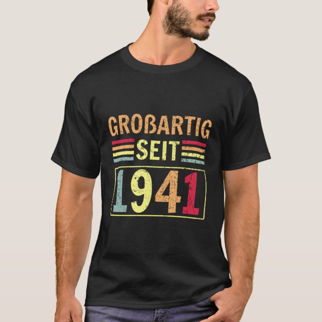Camiseta GroãîSeit 1941 Saludo cumpleaños B-Day (Anverso)
