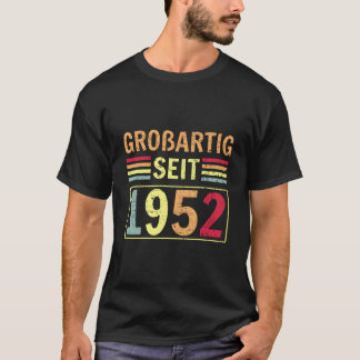 Camiseta Groãÿig Seit 1952 Greeting Birth B-Day