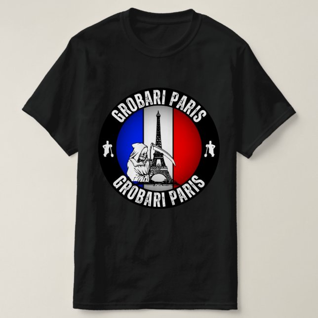 Camiseta Grobari París Francia (Diseño del anverso)