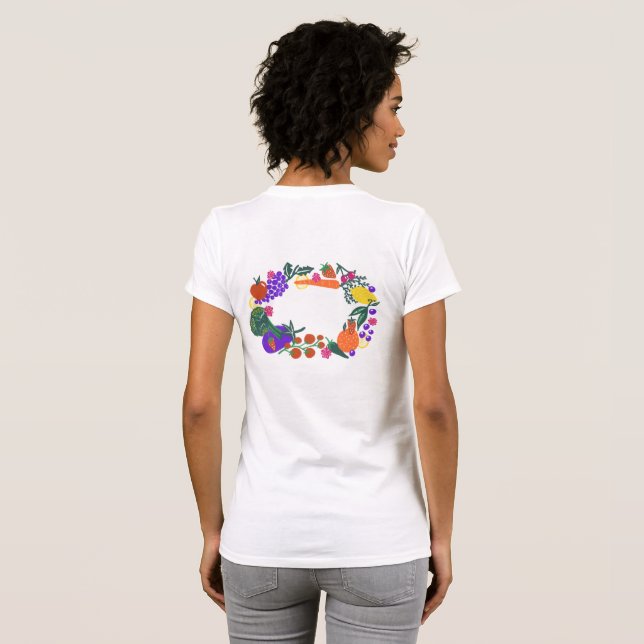 Camiseta Groceries Wreath (Reverso completo)