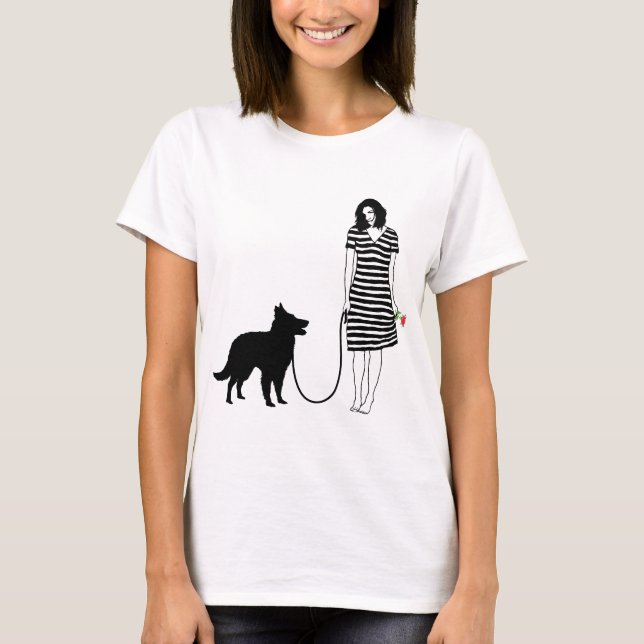 Camiseta Groenendael belga (Anverso)