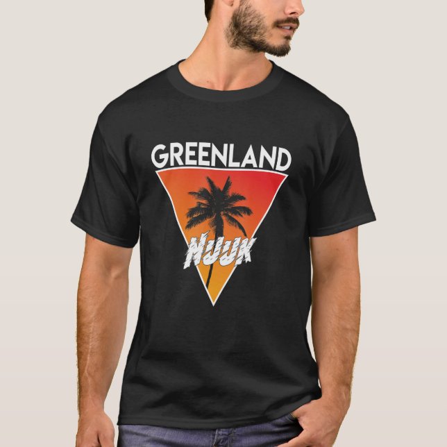 Camiseta Groenlandia con colores soleados (Anverso)