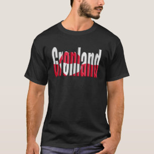 Camiseta Groenlandia con la bandera de Groenlandia