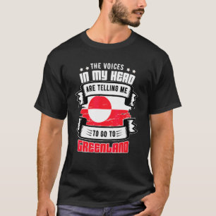 Camiseta Groenlandia En Mi Cabeza
