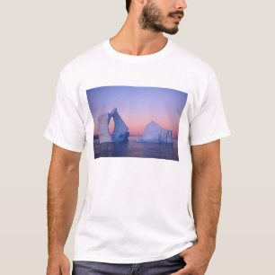 Camiseta Groenlandia, iceberg al atardecer.