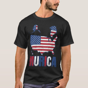 Camiseta GROENLANDIA MURICA MAPA DE EE. UU. Bandera Patrió