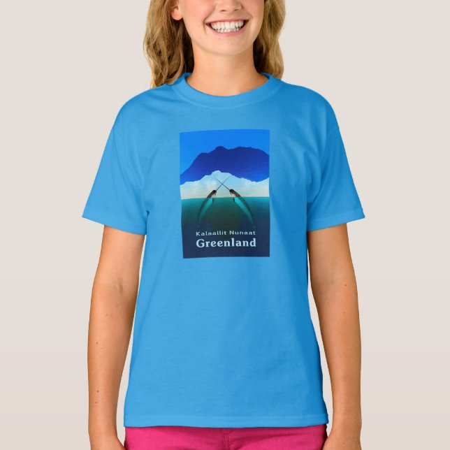 Camiseta Groenlandia - Narwhal (Anverso)