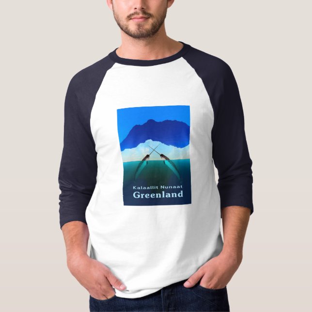Camiseta Groenlandia - Narwhal (Anverso)