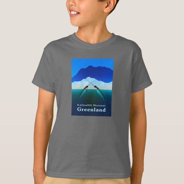 Camiseta Groenlandia - Narwhal (Anverso)