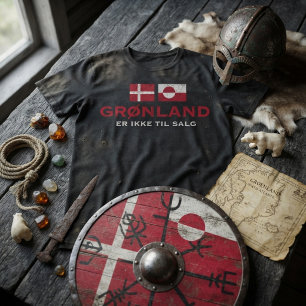 Camiseta Groenlandia No Está En Venta Greenland Dinamarca 