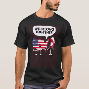 Camiseta Groenlandia Pertenecemos juntos Estados Unidos 51°
