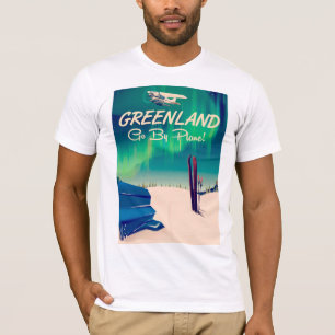 Camiseta Groenlandia '¡Vayan En Avión!'
