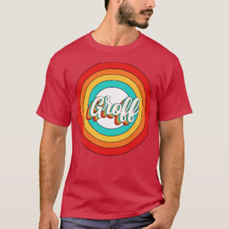 Camiseta Groff Name Shirt Vintage Groff Circle