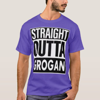 Camiseta Grogan Name Straight Outta Grogan
