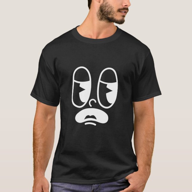 Camiseta Groggy Glitch Face (Anverso)