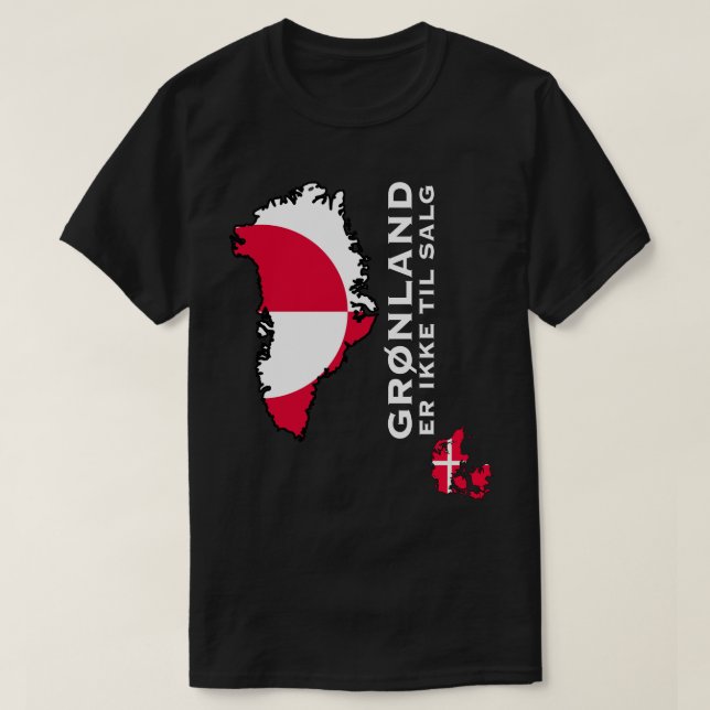 Camiseta Grønland Er Ikke Til Salg M (Diseño del anverso)
