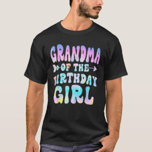 Camiseta Groo colorido de la abuela del Chica del cumpleaño