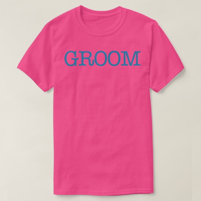 Camiseta Groom (Diseño del anverso)