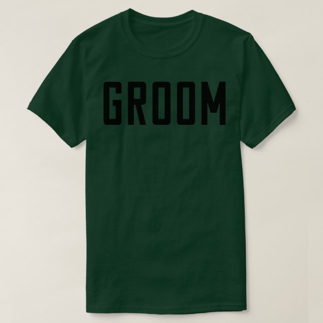 Camiseta Groom 6 (Diseño del anverso)