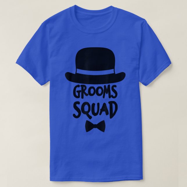 Camiseta Groom Bacheller Party Grooms Squad Boda Groomsme (Diseño del anverso)