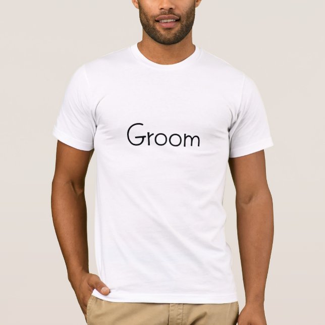 Camiseta Groom - Comic San Serif (Anverso)