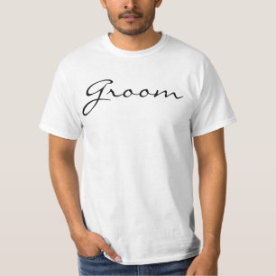 Camiseta Groom con guión de moda