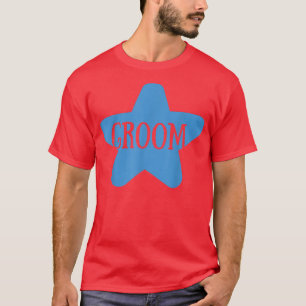 Camiseta Groom Cute Engagement Wedding Party Matching 