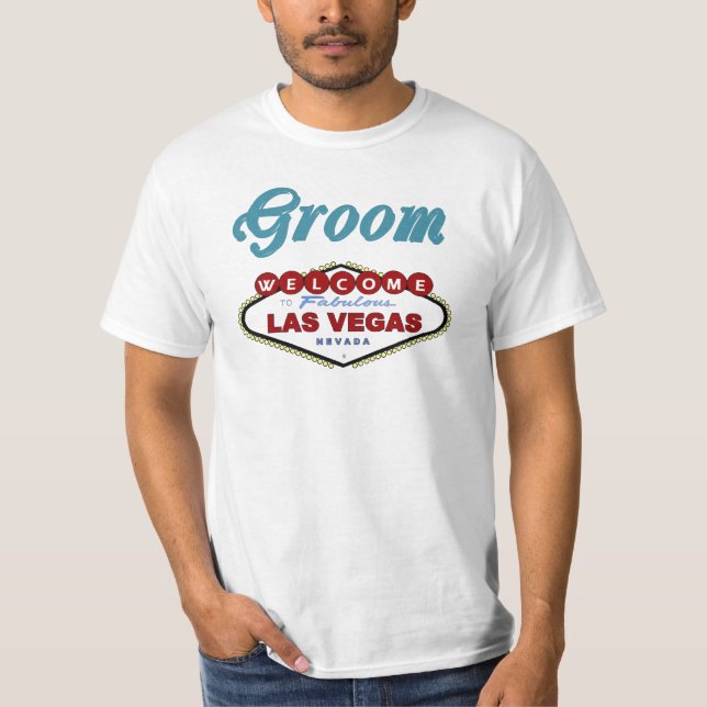 Camiseta Groom de Las Vegas (Anverso)