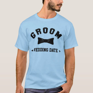 Camiseta Groom (fecha Boda)