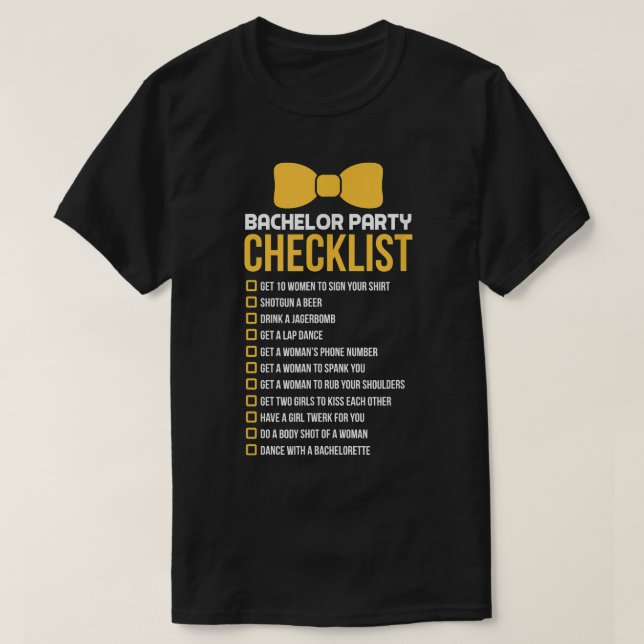 Camiseta Groom Groomsmen Stag (Diseño del anverso)