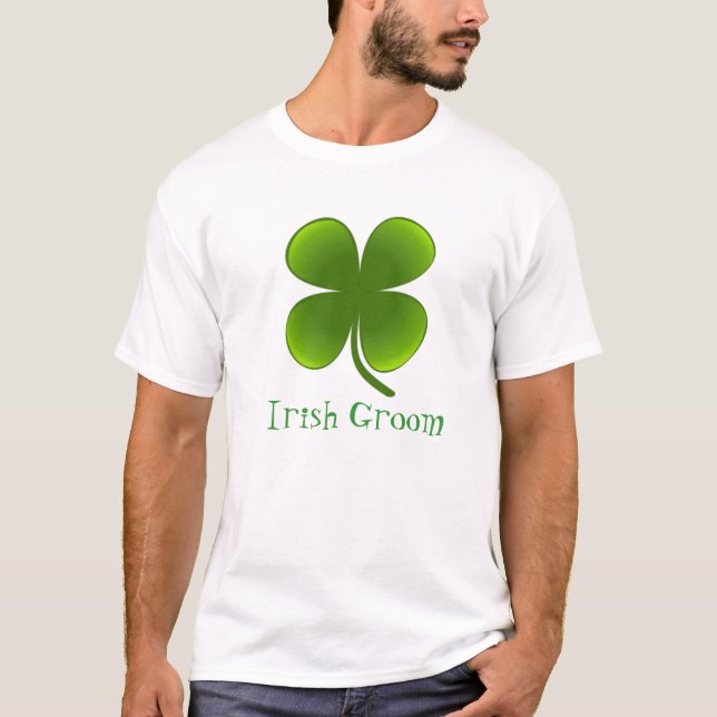 Camiseta Groom irlandés (Anverso)