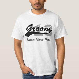 Camiseta Groom, nombre+año