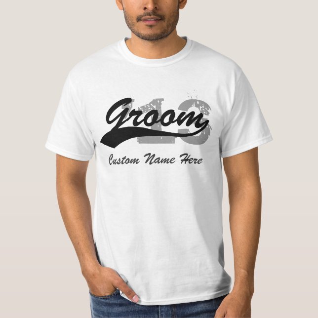 Camiseta Groom, nombre+año (Anverso)