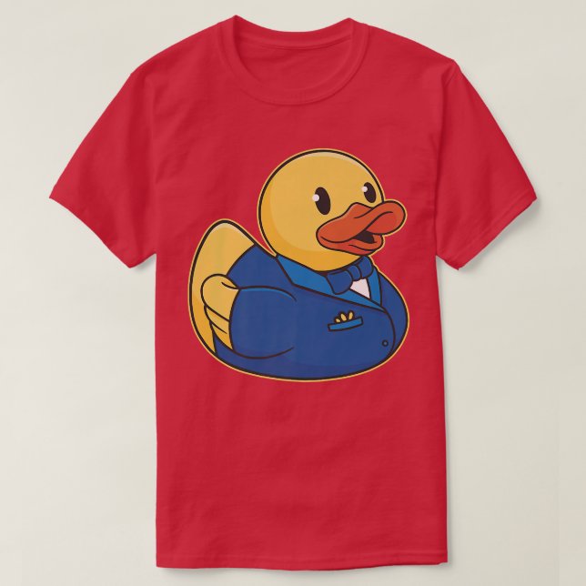 Camiseta Groom Rubbery Duck Wedding Toy  (Diseño del anverso)