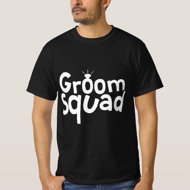 CAMISETA GROOM SQUAD (Anverso)